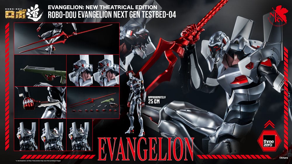 EVANGELION TESTBED-04 – FIGURA ROBO-DOU 25 CM (THREEZERO)