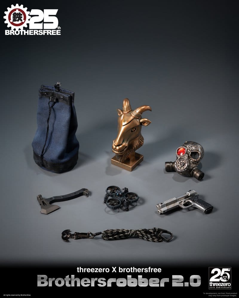 BROTHERS ROBBER 2.0 BROTHERSFREE FIGURA THREEZERO 1/6 33,6 CM