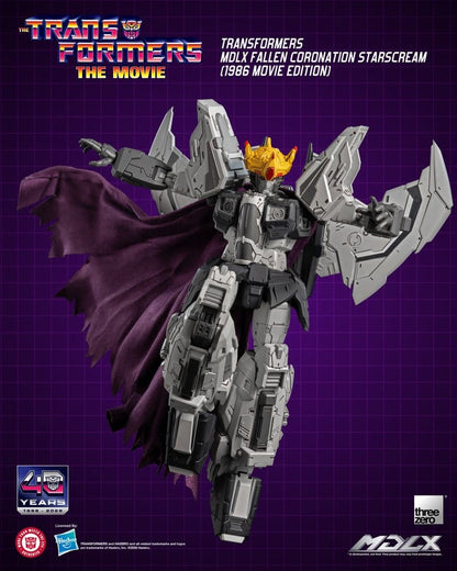 FALLEN CORONATION STARSCREAM TRANSFORMERS MDLX 1986 MOVIE EDITION 20 CM THREEZERO