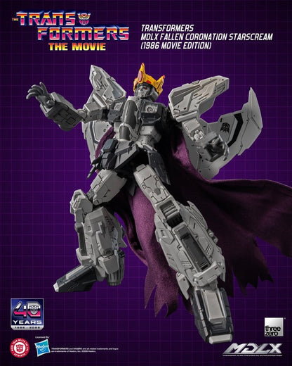 FALLEN CORONATION STARSCREAM TRANSFORMERS MDLX 1986 MOVIE EDITION 20 CM THREEZERO