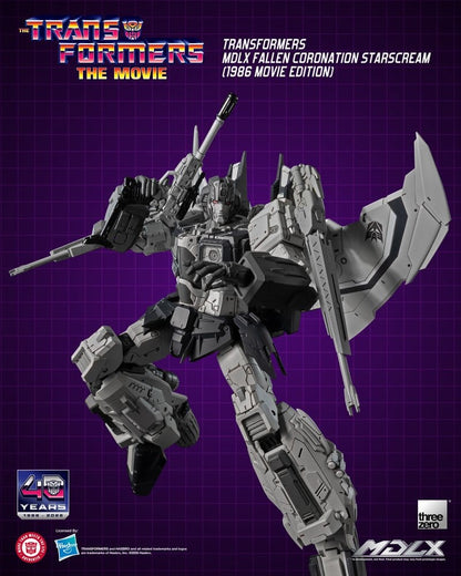 FALLEN CORONATION STARSCREAM TRANSFORMERS MDLX 1986 MOVIE EDITION 20 CM THREEZERO