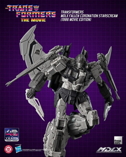 FALLEN CORONATION STARSCREAM TRANSFORMERS MDLX 1986 MOVIE EDITION 20 CM THREEZERO