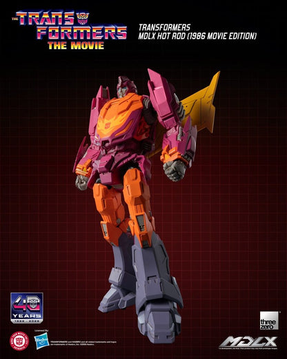 HOT ROD TRANSFORMERS MDLX 1986 MOVIE EDITION 18 CM THREEZERO