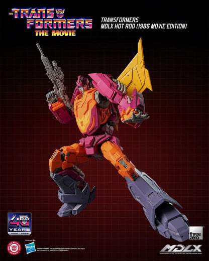 HOT ROD TRANSFORMERS MDLX 1986 MOVIE EDITION 18 CM THREEZERO