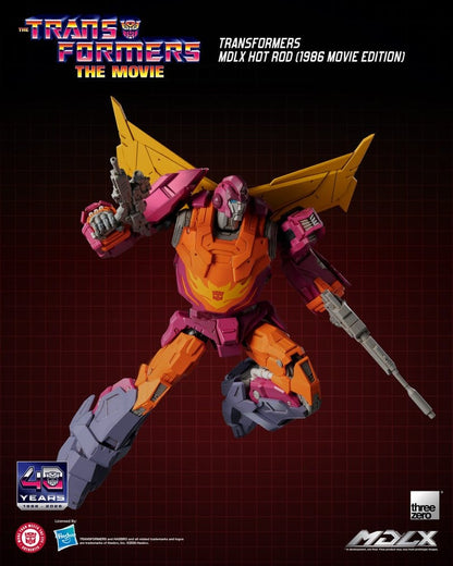 HOT ROD TRANSFORMERS MDLX 1986 MOVIE EDITION 18 CM THREEZERO