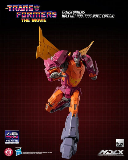 HOT ROD TRANSFORMERS MDLX 1986 MOVIE EDITION 18 CM THREEZERO