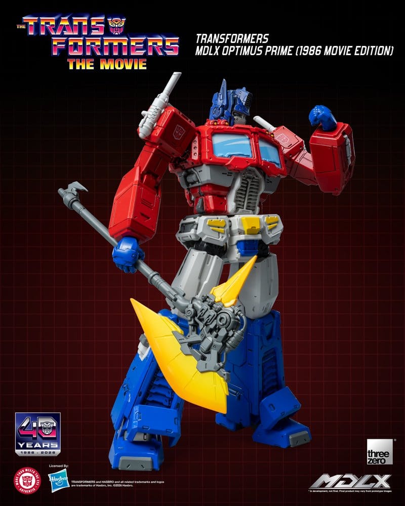 OPTIMUS PRIME (1986 MOVIE EDITION) FIGURA MDLX TRANSFORMERS 18 CM