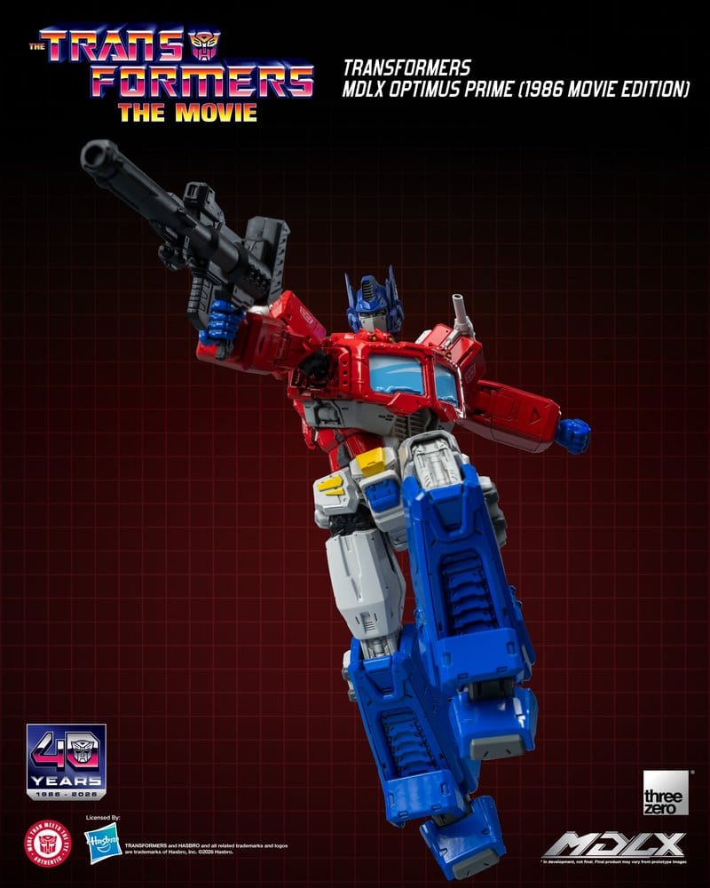 OPTIMUS PRIME (1986 MOVIE EDITION) FIGURA MDLX TRANSFORMERS 18 CM