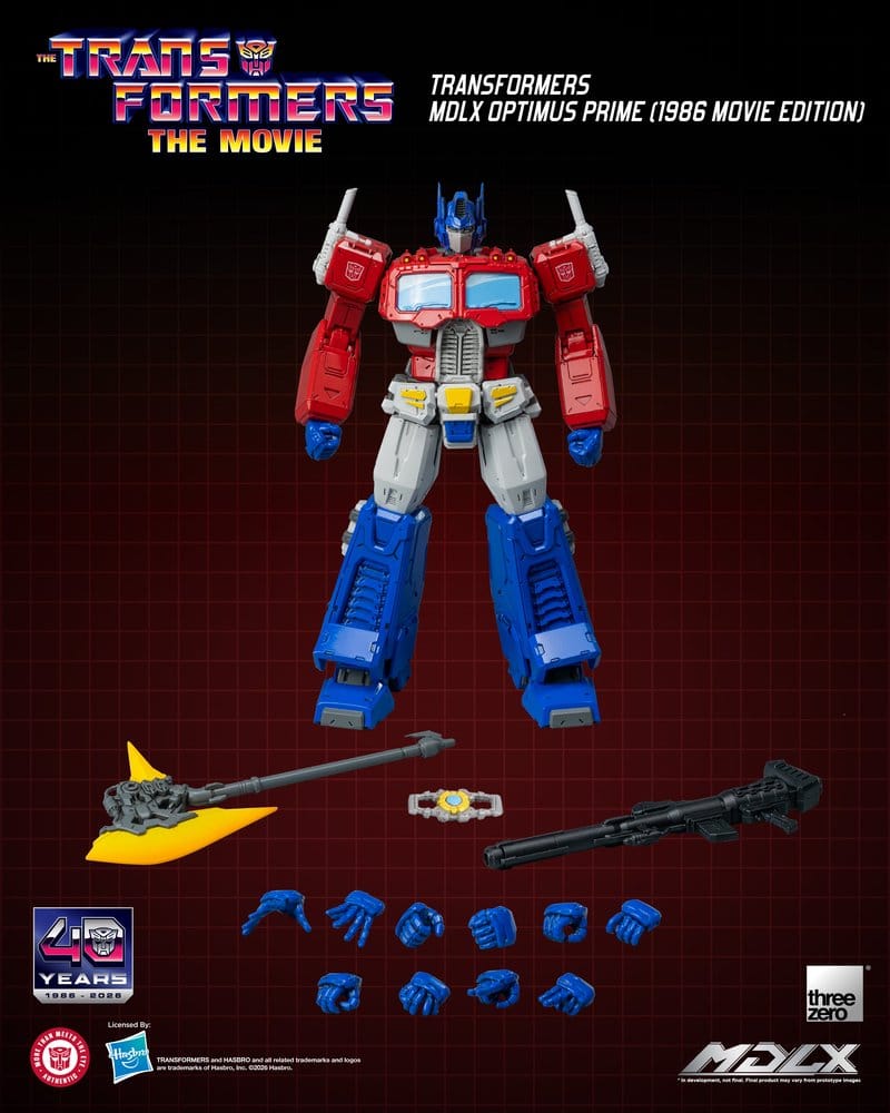 OPTIMUS PRIME (1986 MOVIE EDITION) FIGURA MDLX TRANSFORMERS 18 CM