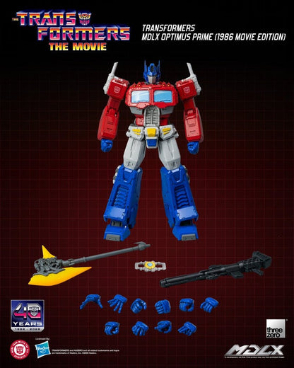 OPTIMUS PRIME (1986 MOVIE EDITION) FIGURA MDLX TRANSFORMERS 18 CM