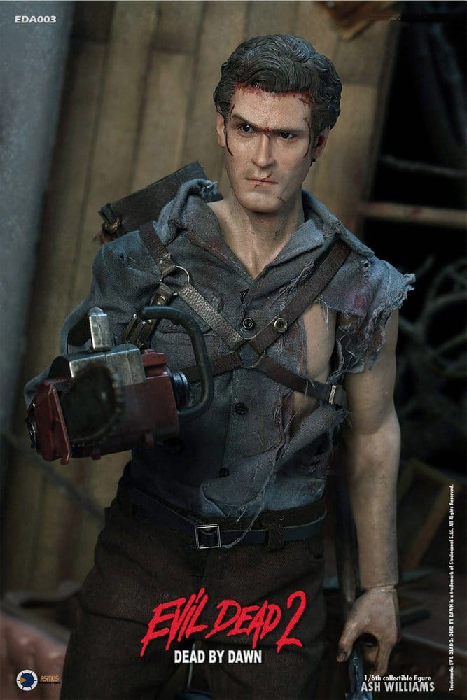 ASH WILLIAMS 31 CM TERRORÍFICAMENTE MUERTOS – FIGURA 1/6 – EVIL DEAD