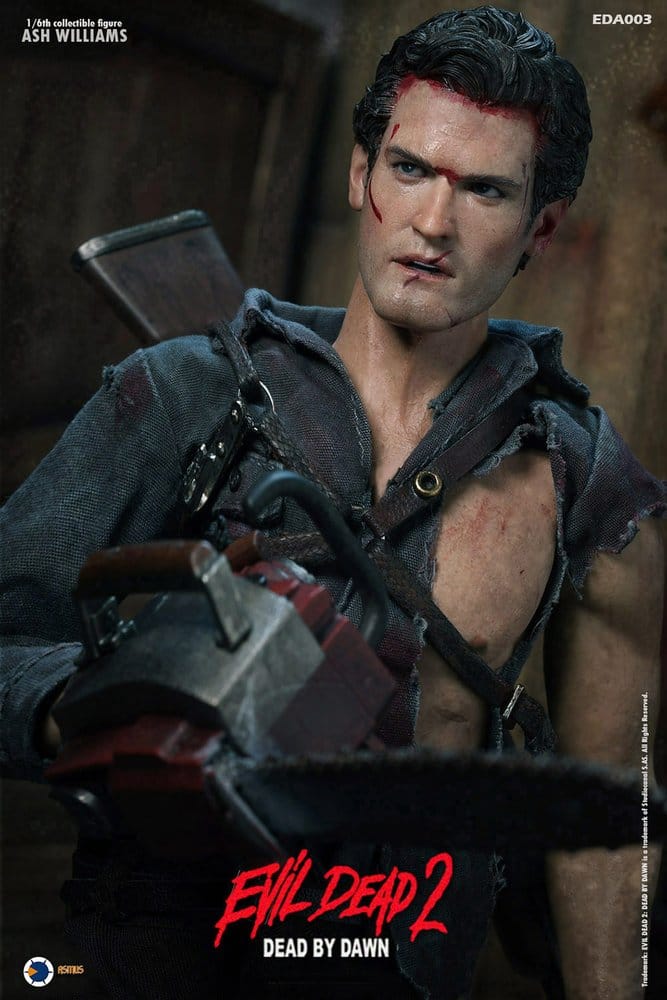 ASH WILLIAMS 31 CM TERRORÍFICAMENTE MUERTOS – FIGURA 1/6 – EVIL DEAD