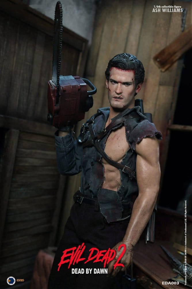 ASH WILLIAMS 31 CM TERRORÍFICAMENTE MUERTOS – FIGURA 1/6 – EVIL DEAD