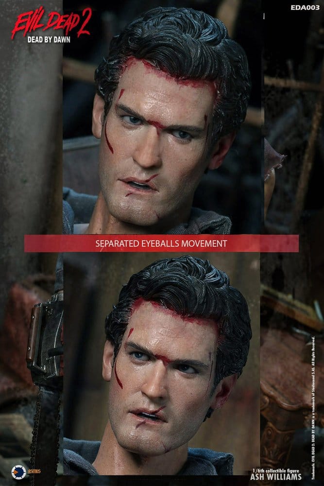 ASH WILLIAMS 31 CM TERRORÍFICAMENTE MUERTOS – FIGURA 1/6 – EVIL DEAD