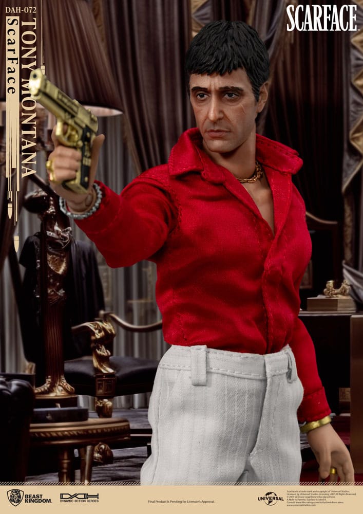 TONY MONTANA SCARFACE 1983 BEAST KINGDOM DYNAMIC 8CTION HEROES FIGURA 20 CM