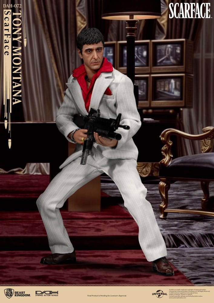 TONY MONTANA SCARFACE 1983 BEAST KINGDOM DYNAMIC 8CTION HEROES FIGURA 20 CM