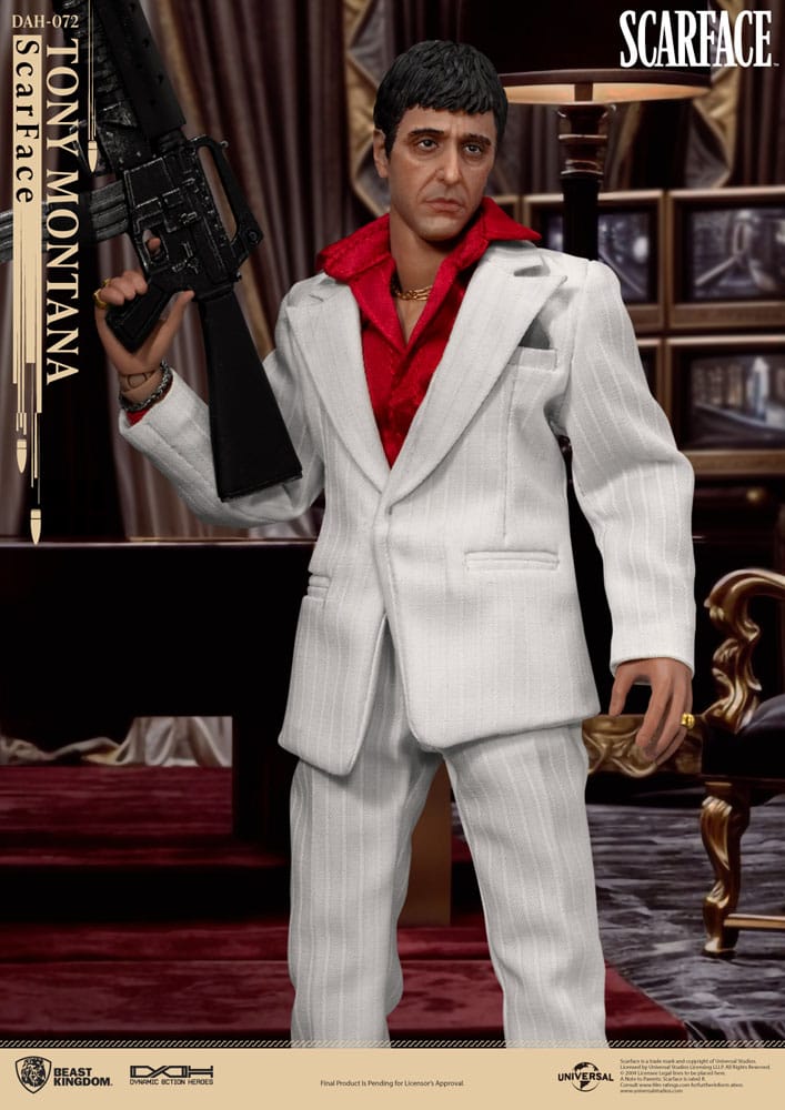 TONY MONTANA SCARFACE 1983 BEAST KINGDOM DYNAMIC 8CTION HEROES FIGURA 20 CM