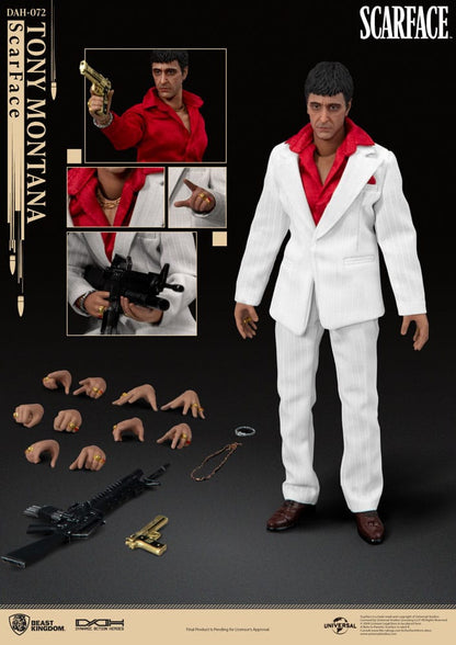TONY MONTANA SCARFACE 1983 BEAST KINGDOM DYNAMIC 8CTION HEROES FIGURA 20 CM