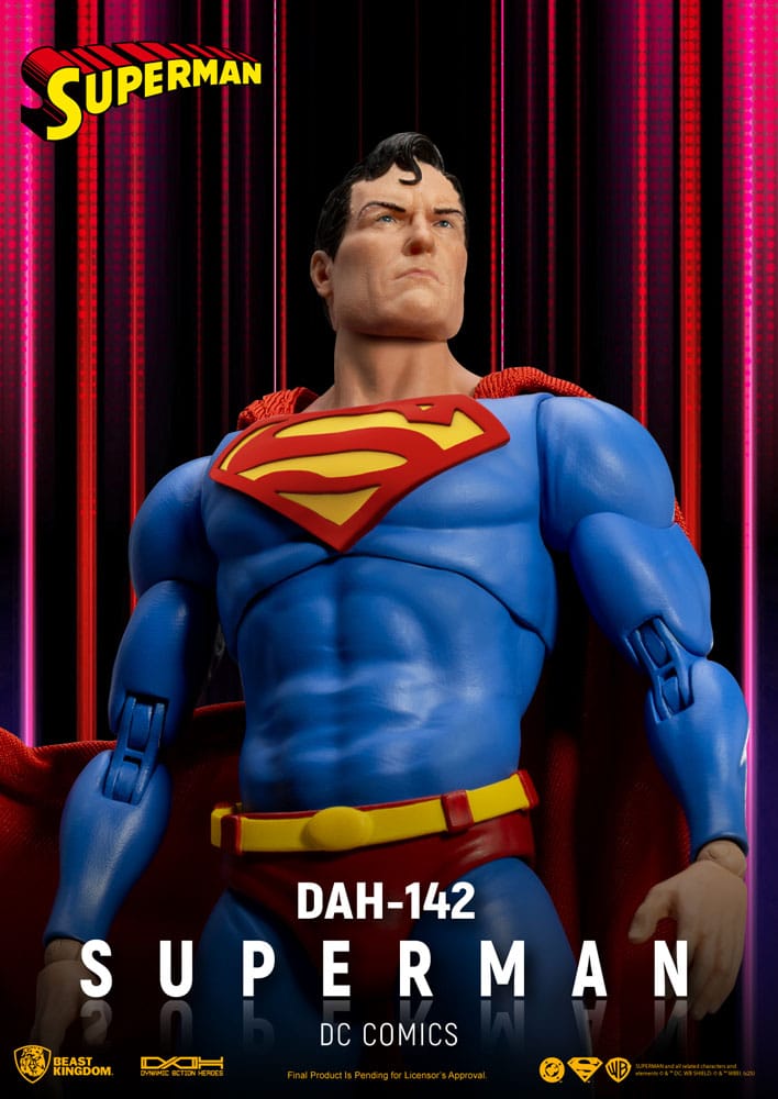 SUPERMAN DC COMICS – FIGURA 20 CM – BEAST KINGDOM – ESCALA 1/9 – DC COMICS