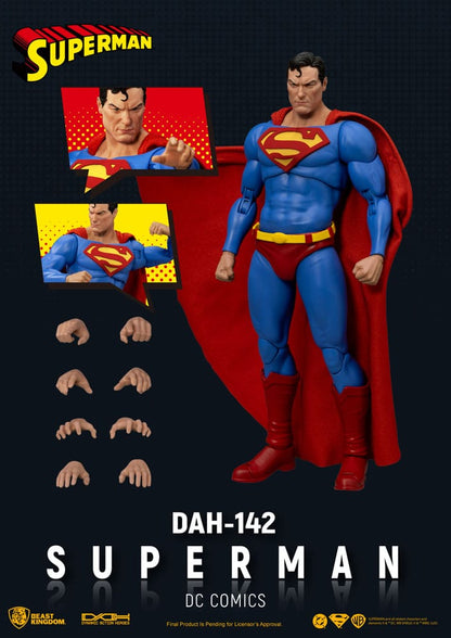 SUPERMAN DC COMICS – FIGURA 20 CM – BEAST KINGDOM – ESCALA 1/9 – DC COMICS