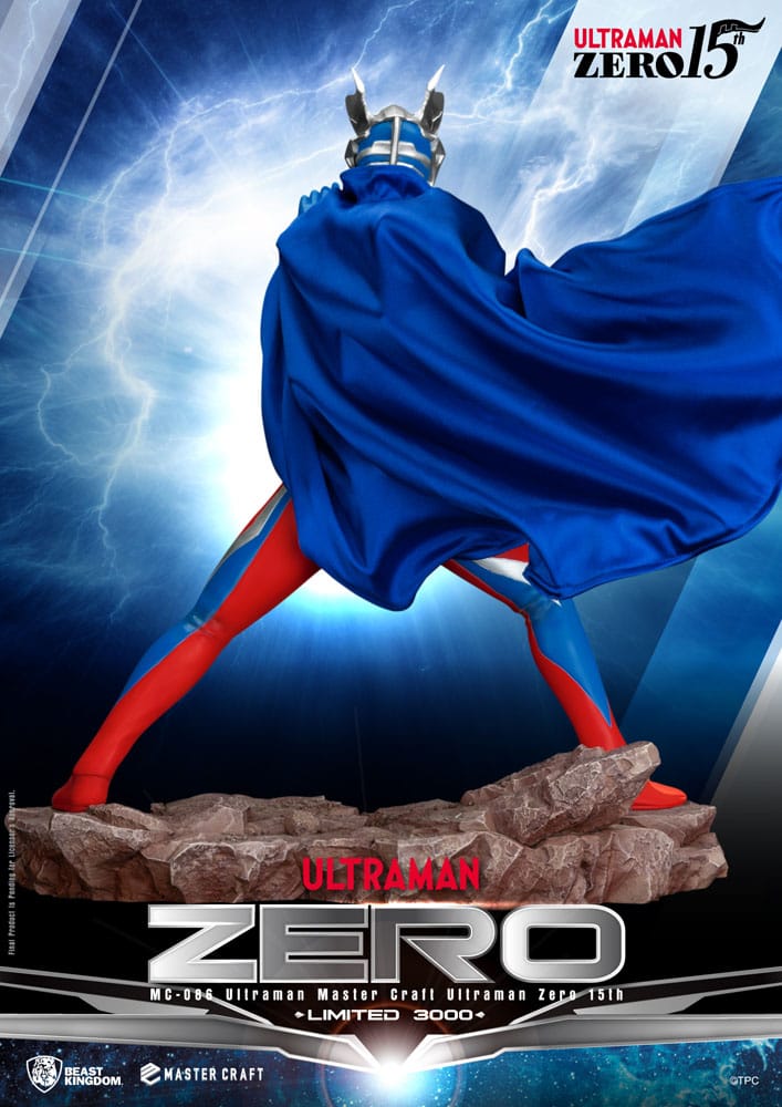 ULTRAMAN ZERO 15TH ANNIVERSARY MASTER CRAFT BEAST KINGDOM ESTATUA 41 CM