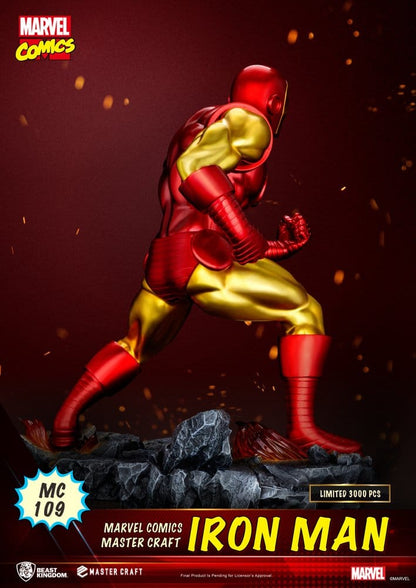 IRON MAN MASTER CRAFT MARVEL COMICS BEAST KINGDOM ESTATUA 29 CM