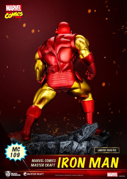IRON MAN MASTER CRAFT MARVEL COMICS BEAST KINGDOM ESTATUA 29 CM