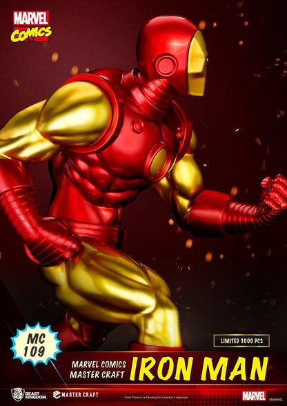 IRON MAN MASTER CRAFT MARVEL COMICS BEAST KINGDOM ESTATUA 29 CM