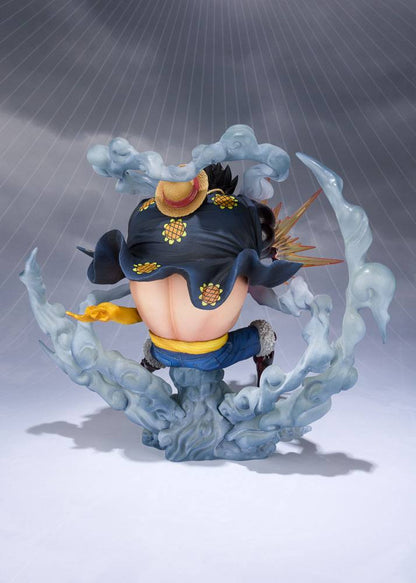 LUFFY GEAR 4 LEO BAZOOKA REISSUE FIGUARTSZERO ESTATUA ONE PIECE PVC 18 CM