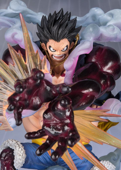 LUFFY GEAR 4 LEO BAZOOKA REISSUE FIGUARTSZERO ESTATUA ONE PIECE PVC 18 CM