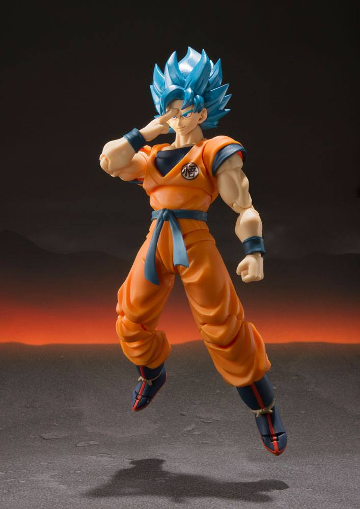 GOKU SUPER SAIYAN GOD SUPER SAIYAN – FIGURA S.H. FIGUARTS 14 CM (TAMASHII NATIONS – DRAGON BALL SUPER BROLY)