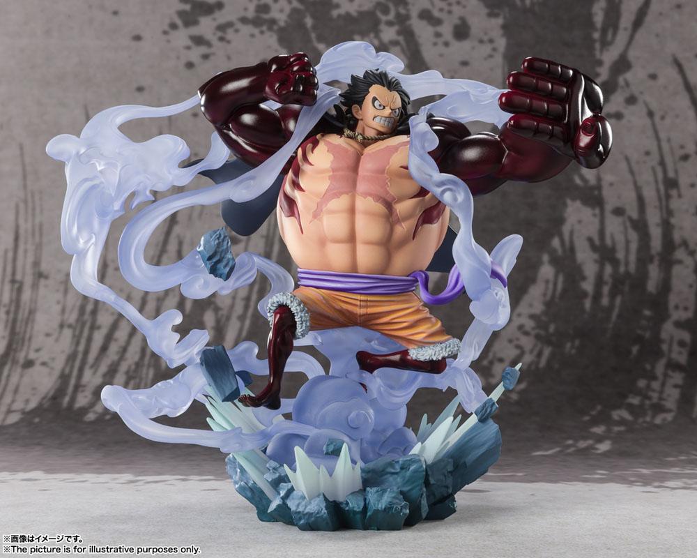 LUFFY GEAR 4 BATTLE OF MONSTERS ON ONIGASHIMA EXTRA BATTLE FIGUARTSZERO ESTATUA ONE PIECE PVC 21 CM