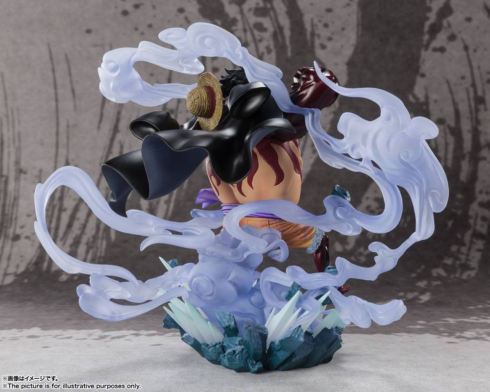 LUFFY GEAR 4 BATTLE OF MONSTERS ON ONIGASHIMA EXTRA BATTLE FIGUARTSZERO ESTATUA ONE PIECE PVC 21 CM