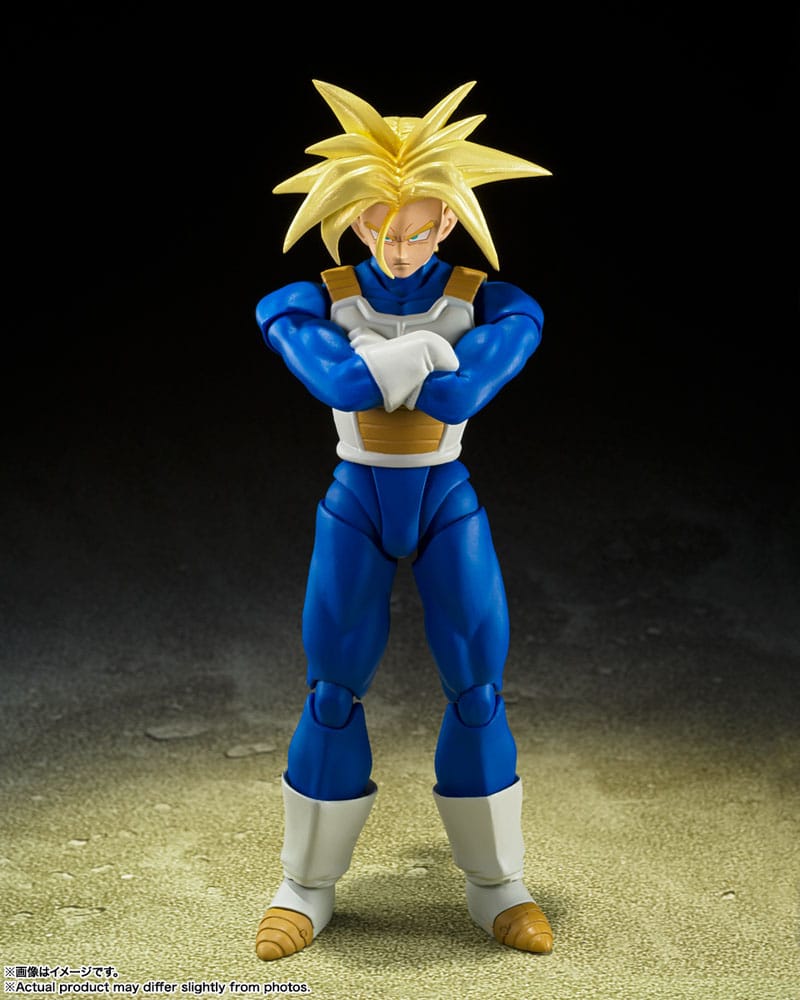 SUPER SAIYAN TRUNKS INFINITE LATENT SUPER POWER VER. S.H.FIGUARTS FIGURA DRAGON BALL Z 14 CM