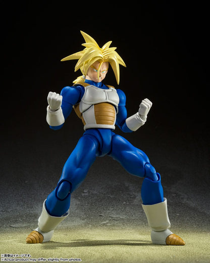SUPER SAIYAN TRUNKS INFINITE LATENT SUPER POWER VER. S.H.FIGUARTS FIGURA DRAGON BALL Z 14 CM