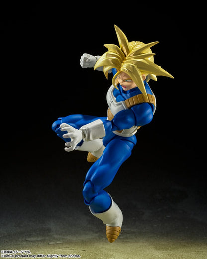 SUPER SAIYAN TRUNKS INFINITE LATENT SUPER POWER VER. S.H.FIGUARTS FIGURA DRAGON BALL Z 14 CM