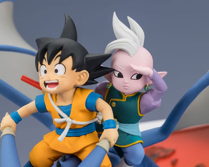 DRAGON BALL FIGUARTS ZERO ESTATUA PVC SON GOKU (MINI) & SUPREME KAI (MINI) WELCOME TO THE GREAT ADVENTURE! 23 CM