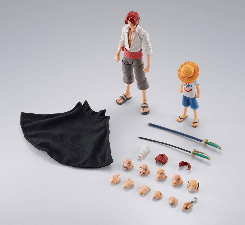 SHANKS & LUFFY CHILDHOOD VER. – PACK 2 FIGURAS S.H. FIGUARTS (TAMASHII NATIONS – ONE PIECE)