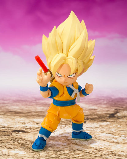 SUPER SAIYAN SON GOKU (MINI) DAIMA S.H.FIGUARTS FIGURA DRAGON BALL 8 CM