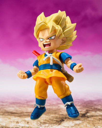 SUPER SAIYAN SON GOKU (MINI) DAIMA S.H.FIGUARTS FIGURA DRAGON BALL 8 CM