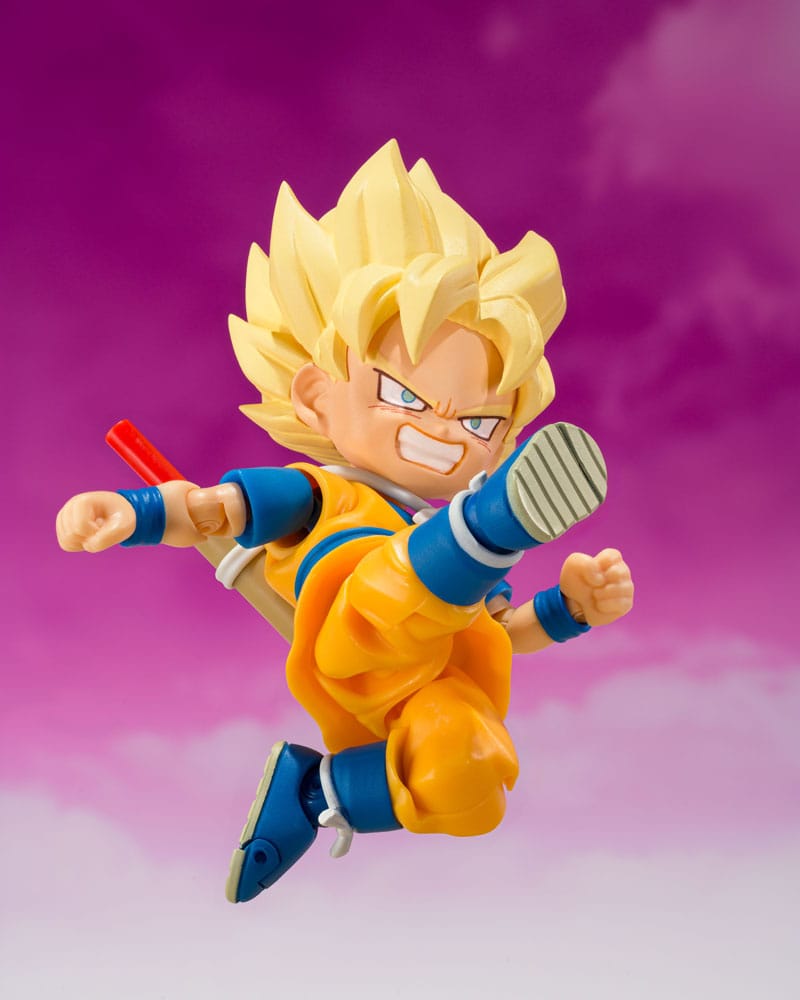 SUPER SAIYAN SON GOKU (MINI) DAIMA S.H.FIGUARTS FIGURA DRAGON BALL 8 CM