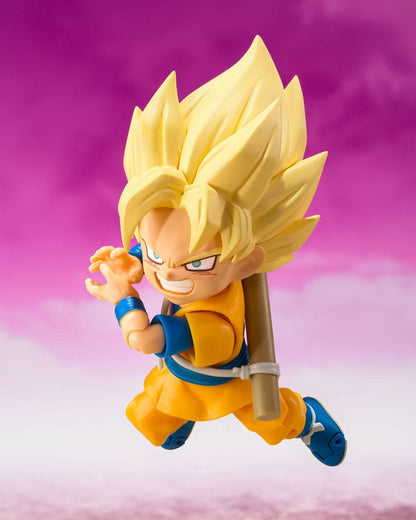 SUPER SAIYAN SON GOKU (MINI) DAIMA S.H.FIGUARTS FIGURA DRAGON BALL 8 CM