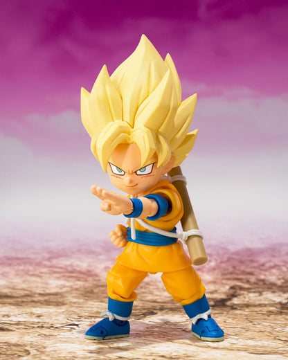 SUPER SAIYAN SON GOKU (MINI) DAIMA S.H.FIGUARTS FIGURA DRAGON BALL 8 CM