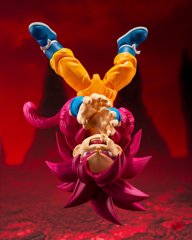 SON GOKU SUPER SAIYAN 4 – MINI FIGURA 8 CM (S.H. FIGUARTS – DRAGON BALL DAIMA)
