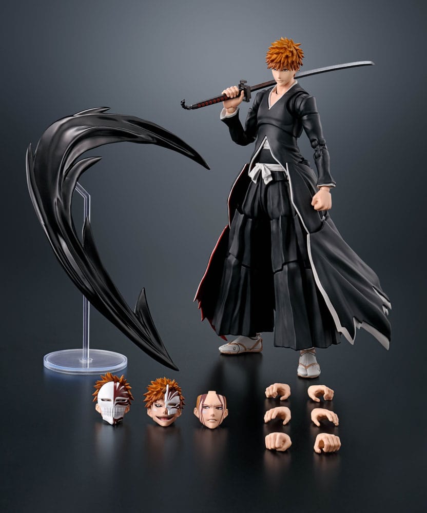 ICHIGO KUROSAKI GETSUGATENSHO – FIGURA S.H. FIGUARTS 16 CM (TAMASHII NATIONS – BLEACH)