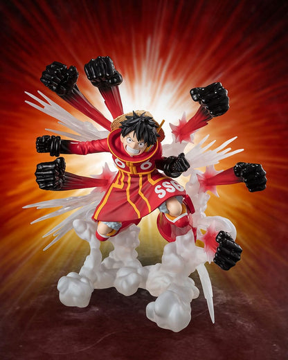 LUFFY GUM GUM HAWK GATLING EXTRA BATTLE FIGUARTSZERO ESTATUA ONE PIECE PVC 19 CM