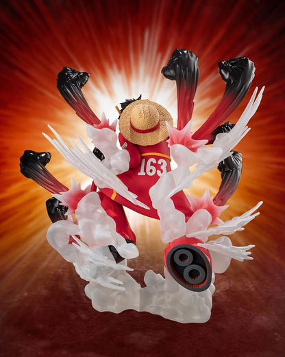 LUFFY GUM GUM HAWK GATLING EXTRA BATTLE FIGUARTSZERO ESTATUA ONE PIECE PVC 19 CM