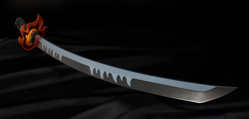 DEMON SLAYER: KIMETSU NO YAIBA RÉPLICA PROPLICA 1/1 ESPADA NICHIRIN (TANJIRO KAMADO) KYOJURO RENGOKU'S SWORD GUARD VER. 88 CM
