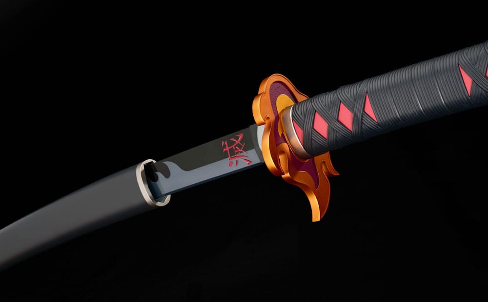 DEMON SLAYER: KIMETSU NO YAIBA RÉPLICA PROPLICA 1/1 ESPADA NICHIRIN (TANJIRO KAMADO) KYOJURO RENGOKU'S SWORD GUARD VER. 88 CM