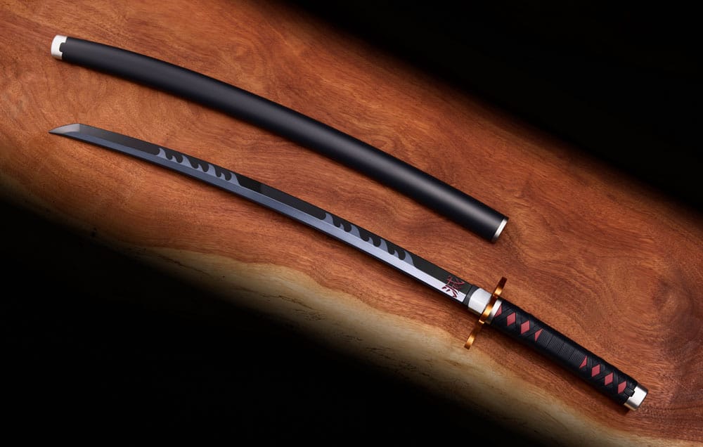 DEMON SLAYER: KIMETSU NO YAIBA RÉPLICA PROPLICA 1/1 ESPADA NICHIRIN (TANJIRO KAMADO) KYOJURO RENGOKU'S SWORD GUARD VER. 88 CM